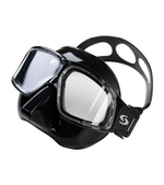 Маска для плавания Scorpena Apnea F1.1 черный силикон