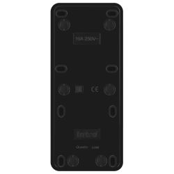 Розетка Intro Quadro 2-205-05 тройная без заземления 3х2P 16А-250В IP20 ОУ антрацит | Intro