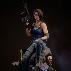 Jill with gun - Resident Evil
