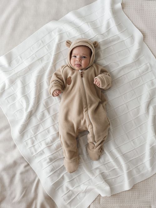 Комбинезон флисовый с закрытой ножкой 