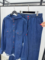 Джинсовый костюм Kiton