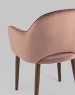 Стул Венера диамант велюр пыльно-розовый 2 шт