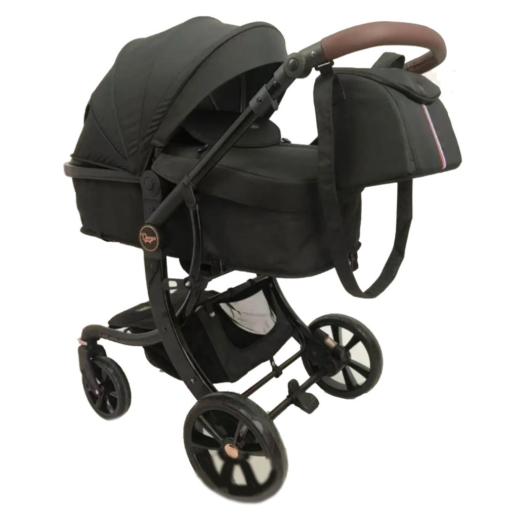 Детская коляска Luxmom 608 3в1 (черный)