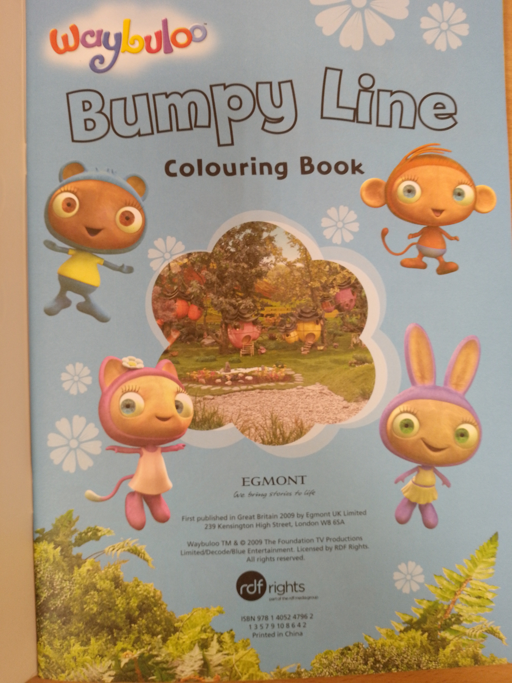 Waybuloo Bumpy Line Colouring Book
