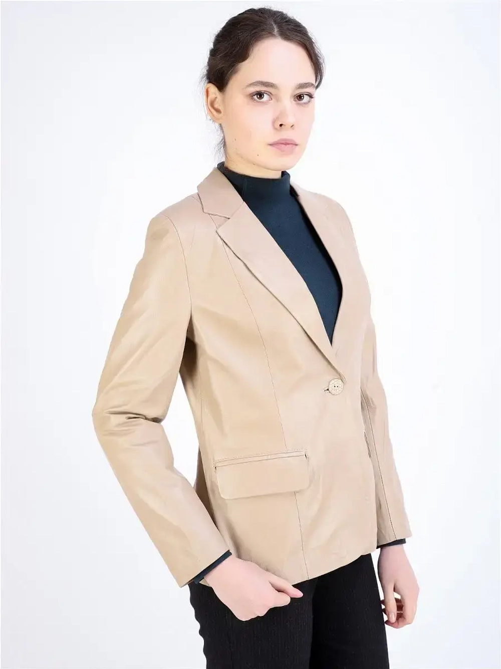 Куртка женская кожаная, блейзер женский