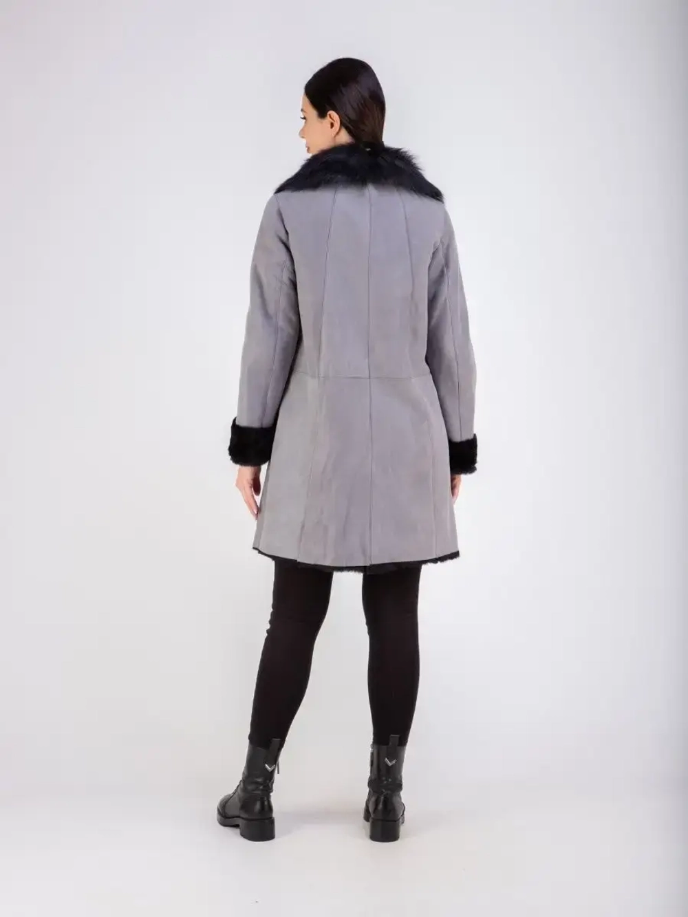 Дубленка натуральная длинная Турция