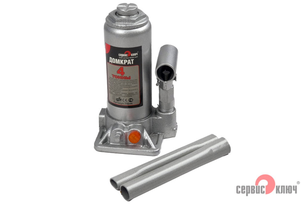 Домкрат (кейс) 4т гидравлический высота 180-350 мм