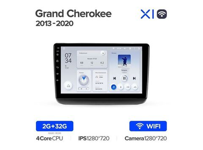 Магнитола Teyes X1 2-32 Wi-Fi Jeep Grand Cherokee WK2 2013 — 2020 9.0"
