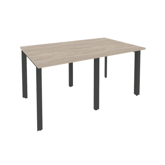 Onix Стол переговорный O.MP-PRG-2.0 Дуб Аттик/Металл Антрацит 1560*980*750