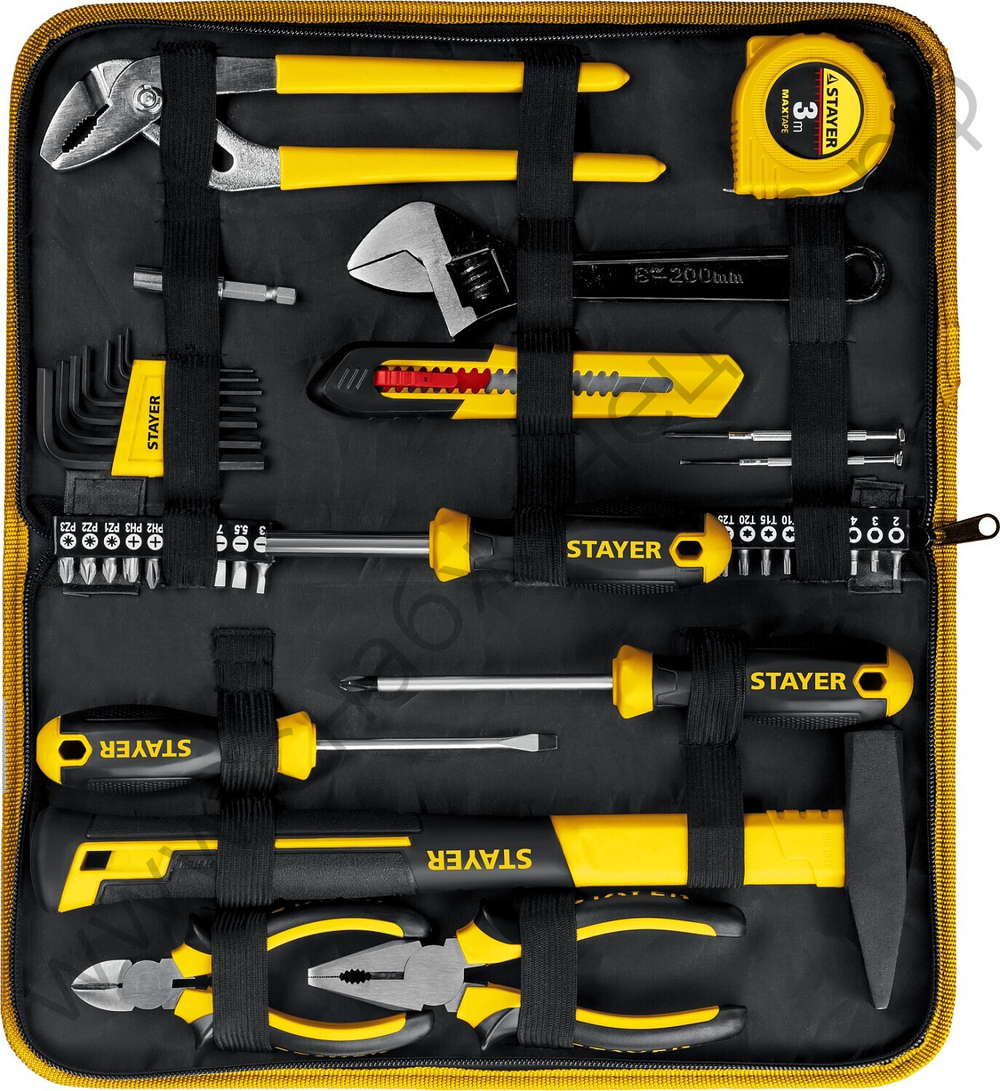 STAYER Master-40 40 предм., Универсальный набор инструмента для дома (22052-H40)