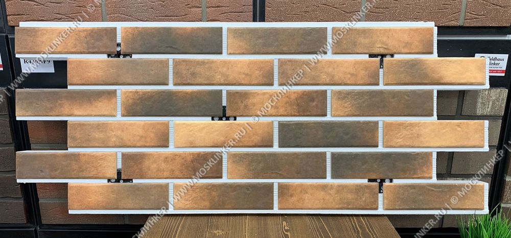 Клинкерная термопанель ППС BestPoint Retro Brick Curry 1020х455 мм