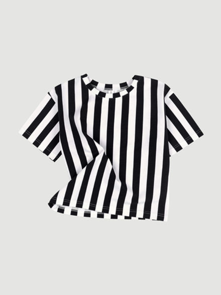 Футболка оверсайз Mjölk Black Stripes