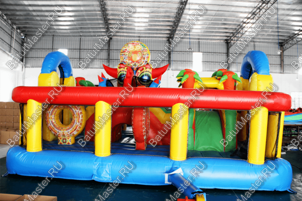 Коммерческий надувной батут "Племя Майя"