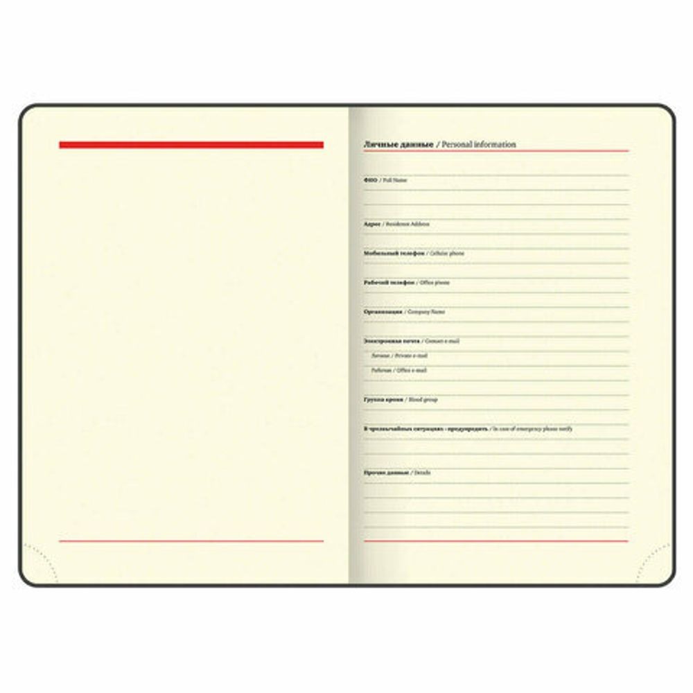 Ежедневник недатированный А5 (138х213 мм), BRAUBERG VISTA, под кожу, гибкий, 136 л., "Wild World", 112027