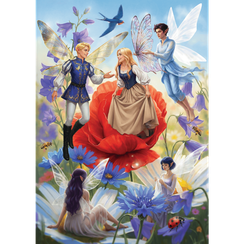 Pazl \ Puzzle \ Пазлы  Puzzles - "500 Premium Plus" - Enchanted Fairy Tales: Thumbelina