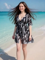 Купальник-платье слитный большой размер