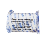 Бинт самофиксирующийся (когезивный) Вариант н/с 4 м х 6 см 10 шт