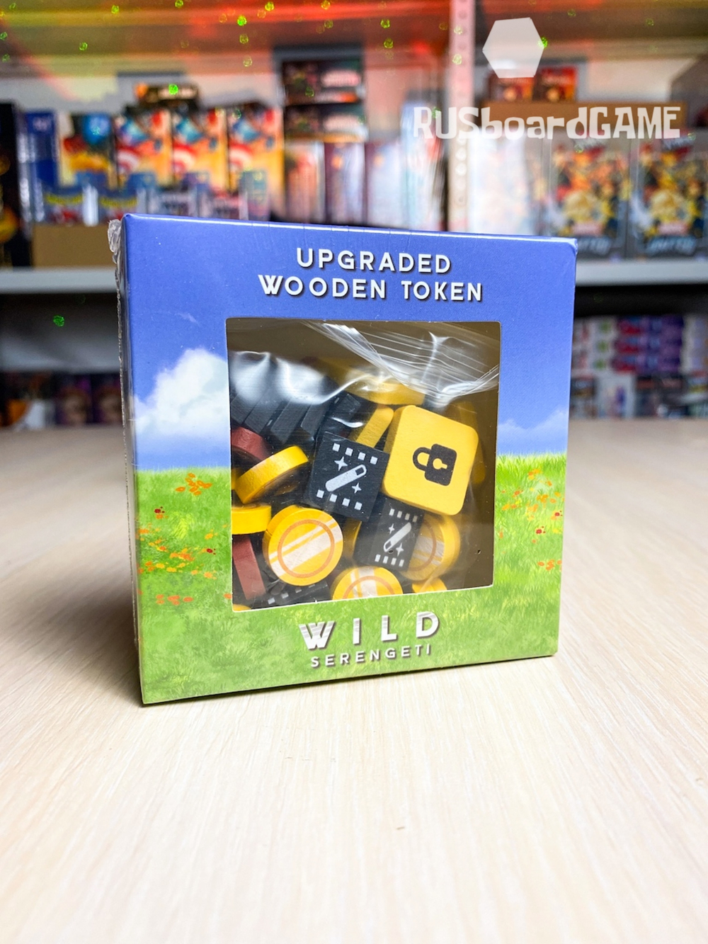 Wild Serengeti - Upgraded Wooden Token