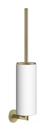 Ёршик Gessi Ingranaggio, настенный, цвет White/Brass Brushed PVD