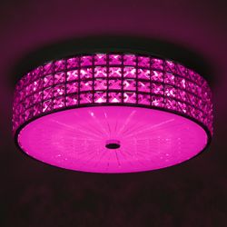 Citilux Портал CL32415G1 LED RGB Люстра хрустальная с пультом Хром