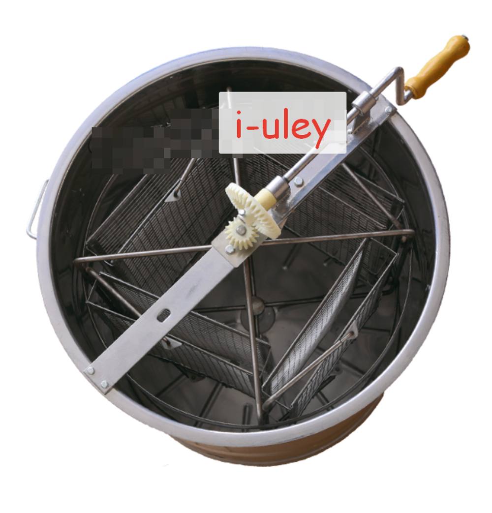 Медогонка 4 рамочная, кассеты поворотные (полн. нержавейка AISI 201) М4-ОК-ПК СБТ