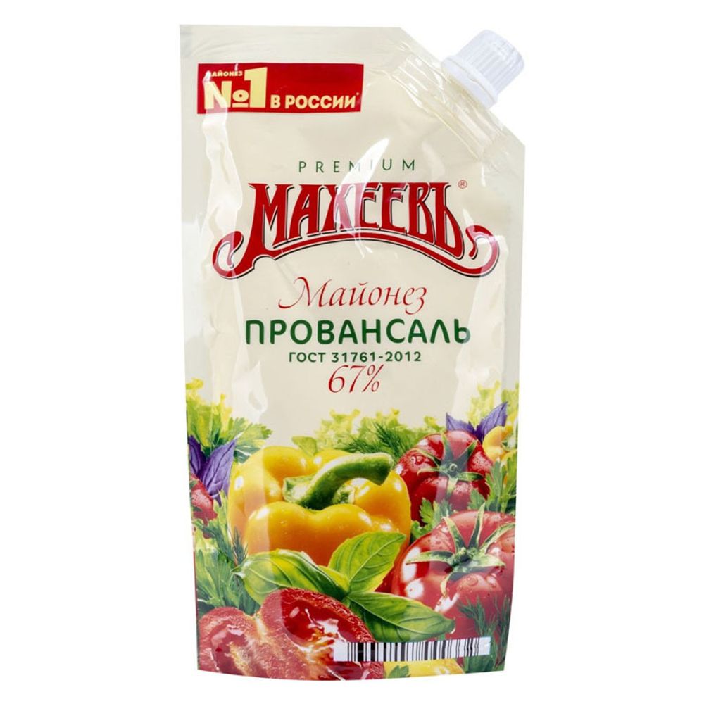 Майонез Махеев Провансаль премиум 67%, 190г