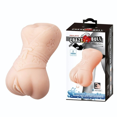 Мастурбатор-вагина с эффектом смазки в виде женской фигурки (Цвет: телесный)