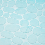 Коврик для ванной Камни 50*80см (светло-голубой)