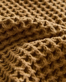 ZARA HOME ВАФЕЛЬНОЕ БАННОЕ ПОЛОТЕНЦЕ, ОЛИВКОВЫЙ