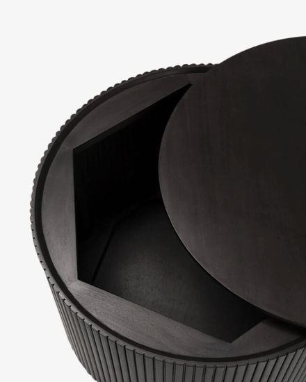 Черный приставной стол “Прескот”