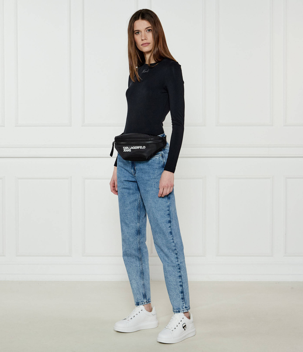 Кожаные кроссовки kapri Karl Lagerfeld - белый(KL62530N)