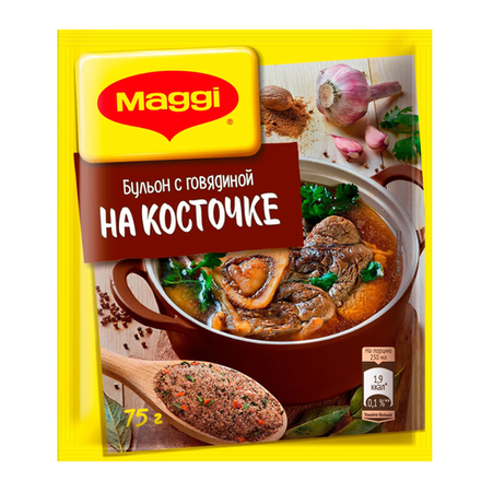 Бульон с говядиной на косточке Maggi 75 гр