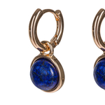 Серьги Fiore Luna NATURAL LAPIS LE1111 BL/G