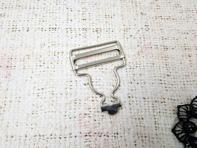 Пряжка для комбинезона, ш. 3,4 см, толщина 2 мм, никель