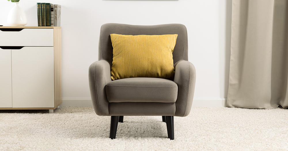 Дакота кресло для отдыха (серо-коричневый)