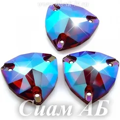 Пришивной триллиант Solvo с 3 отверстиями, Сиам АБ