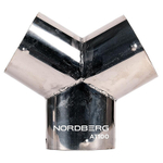 NORDBERG (AT100) Насадка металлическая Y-образная для шланга D=100 мм