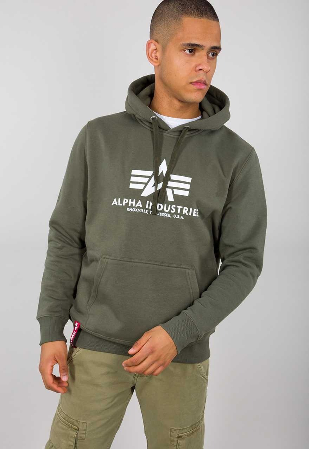 Толстовка мужская ALPHA INDUSTRIES Basic Hoody