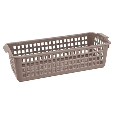 КОРЗИНКА УНИВЕРСАЛЬНАЯ 315х85 ММ, 2,2Л (белый/светло-серый)