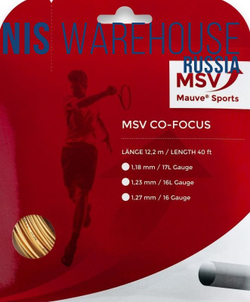 Теннисные струны MSV Co. Focus (12 m) - натуральные