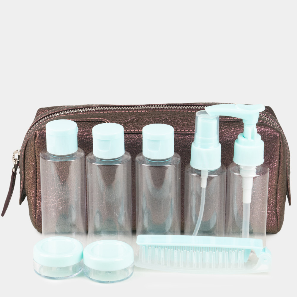 Несессер Tube из кожи козы цвета хамелеон