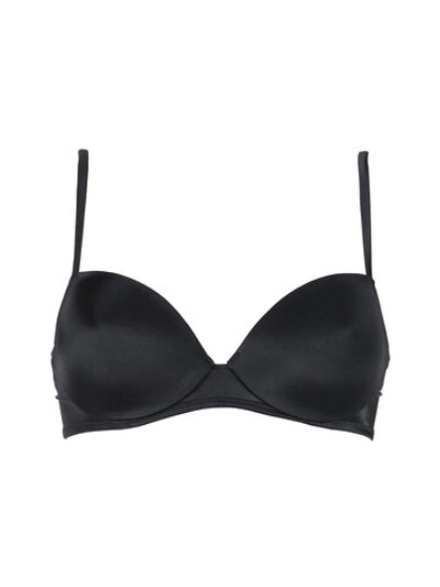 Бюстгальтер-балконет с формованной чашкой из микрофибры (Размер: 3B) (Цвет: черный)