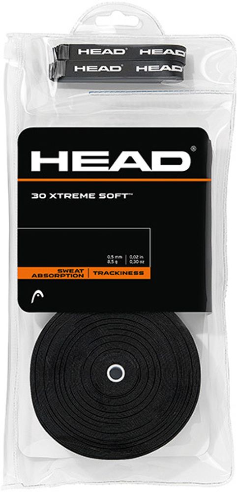 Теннисные намотки Head Xtremesoft black 30P