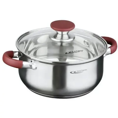 Кастрюля из нержавеющей стали 4л «Берта» Катунь