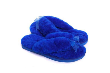 UGG Fluff Flip Flop II Electric Blue