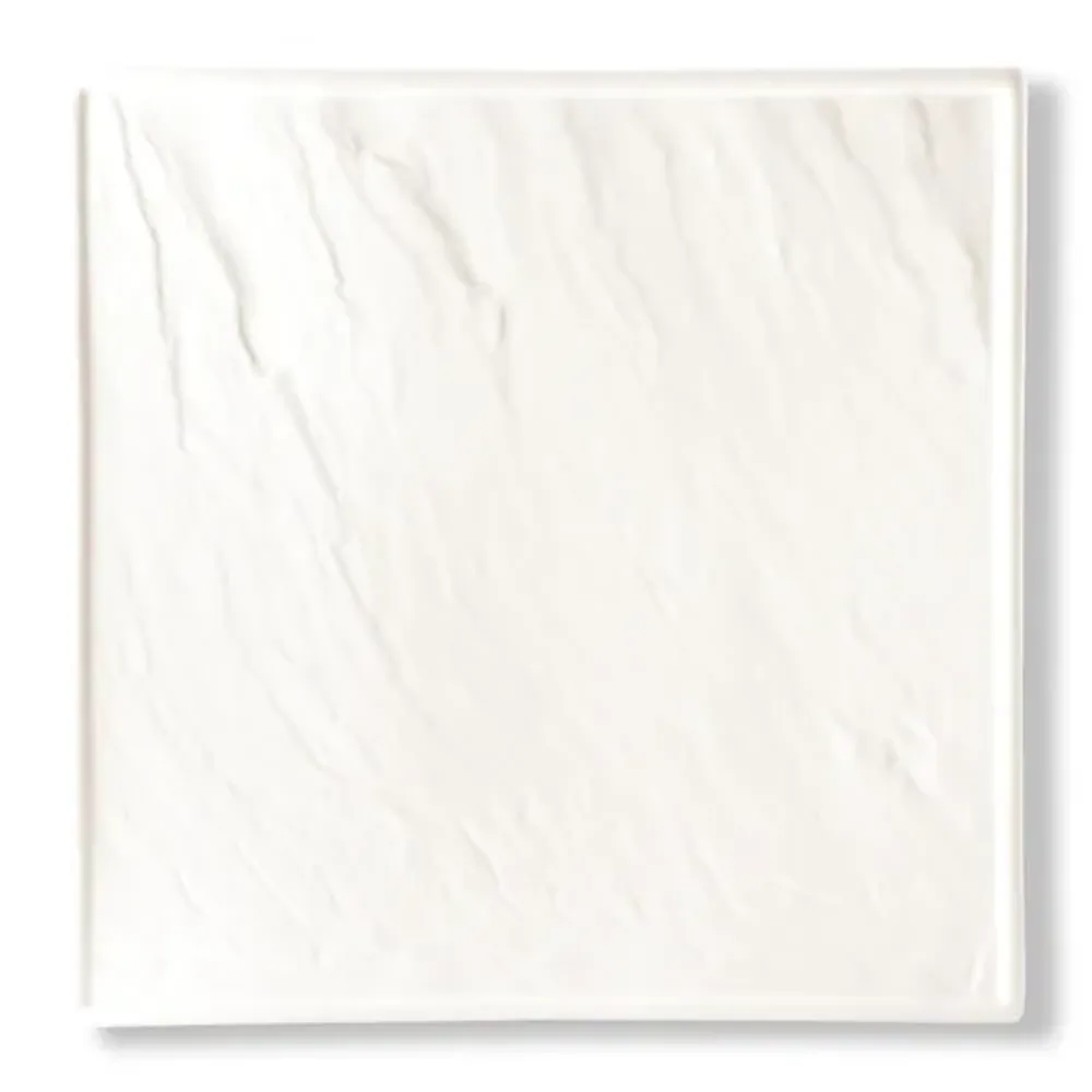 Блюдо квадратное 25,5*25,5 см Relief белое фарфор P.L. Proff Cuisine [3]