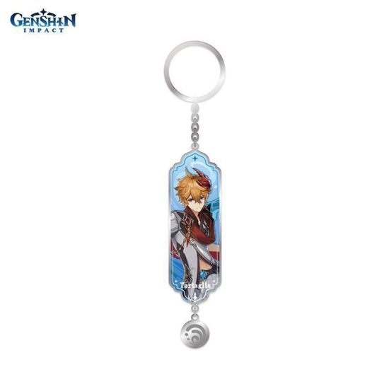 Брелок металический Character Banner Art Metal & Resin Keychain Farewell of Snezhnaya Tartaglia 6974096532537