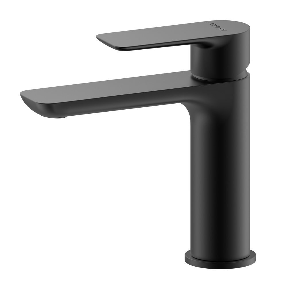 Смеситель для раковины Black&White Universe черный матовый (UK8301B)