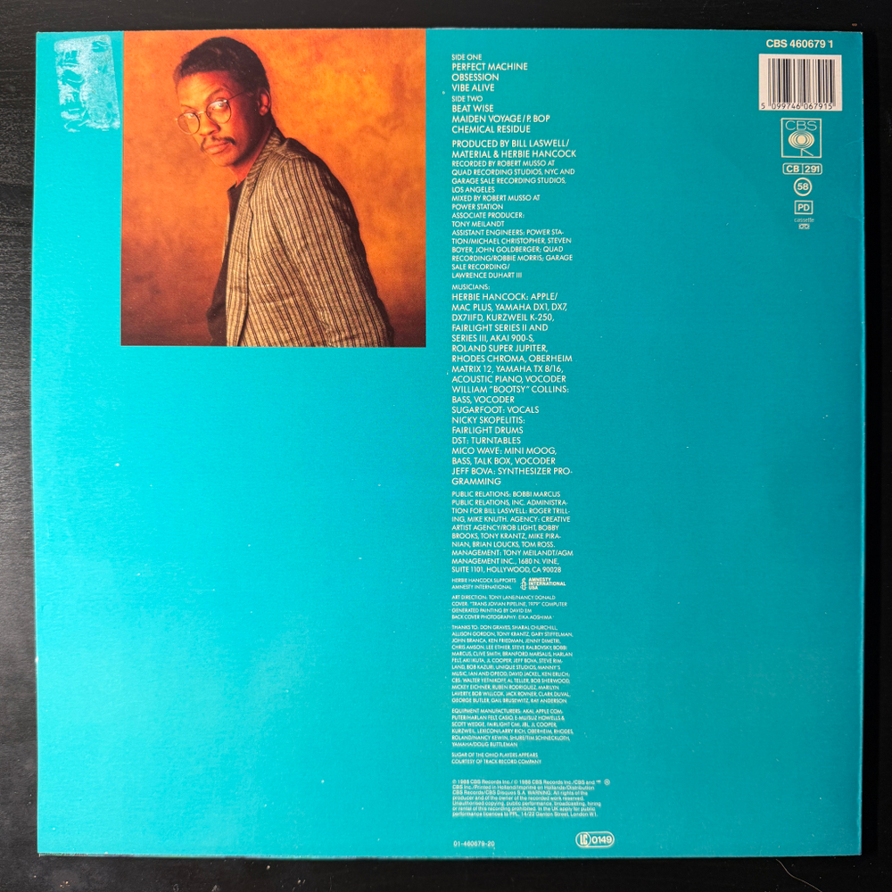 Herbie Hancock ‎– Perfect Machine (Голландия 1988г.)