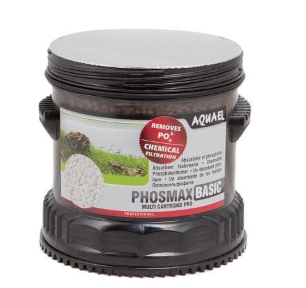 Aquael Phosmax Basic - контейнер с химическим высокоэффективным поглотителем фо